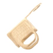 304 stainless steel End for 3mm rhinestone chain - Gold tone x4