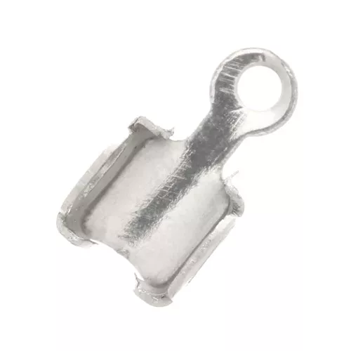 304 stainless steel End for 2mm rhinestone chain x4
