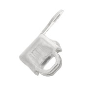 304 stainless steel End for 2mm rhinestone chain x4