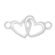 19x9 mm Double-Core Spacer - 925 Sterling Silver x1