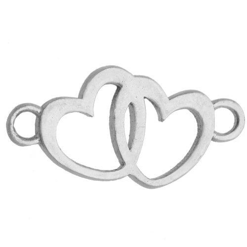 19x9 mm Double-Core Spacer - 925 Sterling Silver x1