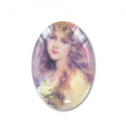 Cabochon 18x13mm Bohemian x1|raw }}