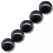 Crystal - PureCrystal 5810 Pearls 8mm Mystic Black Pearl x5 PureCrystal 5810 Pearls 8mm Mystic Black Pearl x5