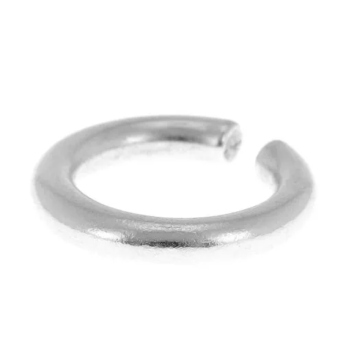 Large Ring - size 53 - Fine Antique silver plating x1