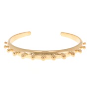 7.8x155mm Bracelet with balls - Gold Tone x1|raw }}