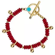 Ball Charm 12x6.5 mm - Fine Antique silver plating x1