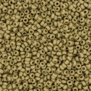 Miyuki Seed Beads 15/0 2032 - Mat Opaque Golden Olive Luster x8g
