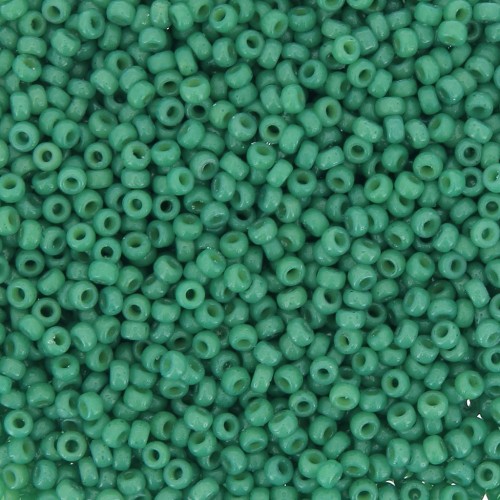 Miyuki Seed Beads Duracoat 15/0 4477 - Dyed Opaque Spruce x8g