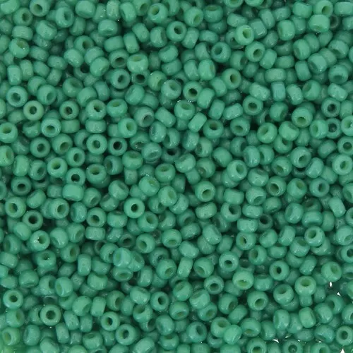 Miyuki Seed Beads Duracoat 15/0 4477 - Dyed Opaque Spruce x8g