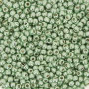 Toho seed beads 11/0 TO11RPF570 - PF Galvanized Mint Green x8g|raw }}