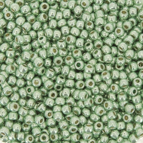 Toho seed beads 11/0 TO11RPF570 - PF Galvanized Mint Green x8g