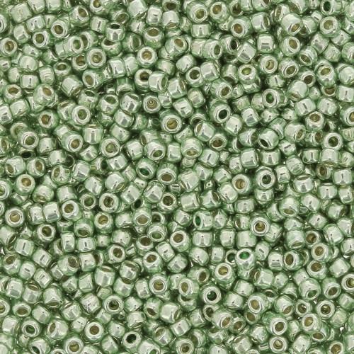 Toho Seed beads 15/0 TO15RPF570 - PF Galvanized Mint Green x8g