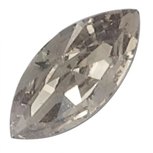 PureCrystal Navette 15x7mm Black Diamond