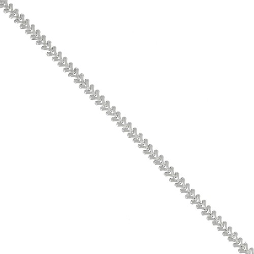 6mm stainless steel 304 Fancy herringbone chain x50cm