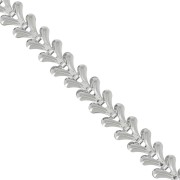 6mm stainless steel 304 Fancy herringbone chain x50cm