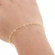 3mm Cable chain - Gold filled x 50cm