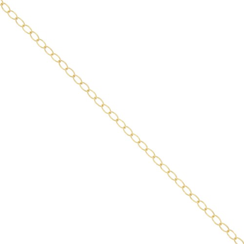Gold filled 3.5 mm Cable chain x20cm