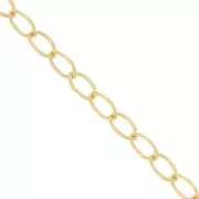 Gold filled 3.5 mm Cable chain x20cm