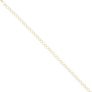 Gold filled 3.1 mm Jaseron chain x50cm