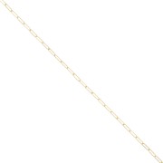 Gold filled 2mm Rectangle Chain x50cm|raw }}