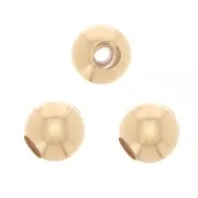 Gold Filled 8mm Stopper Bead with 2.5mm Hole x1