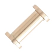 19.5x10 mm Stainless steel 316L Miyuki weaving tube - Gold Tone x1|raw }}