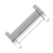 19.5x10 mm Stainless steel 316L Miyuki weaving tube x1|raw }}