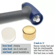 Metal working hammer wih 3 heads x1