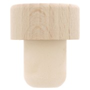 35x29mm Wooden bottle stopper to decorate and customize x1