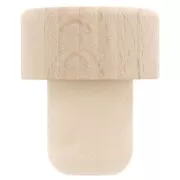 35x29mm Wooden bottle stopper to decorate and customize x1