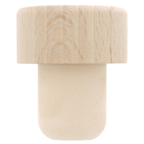 35x29mm Wooden bottle stopper to decorate and customize x1