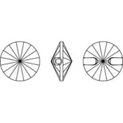 PureCrystal Button 3015 12mm Crystal Foiled