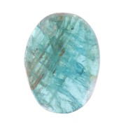8x6mm Oval flat cabochon - gemstone - Apatite x1