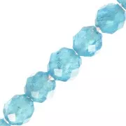 4mm Round faceted gemstone beads - Apatite x20