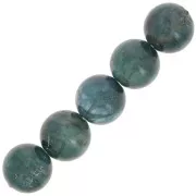 8mm Round gemstone beads - Apatite x10