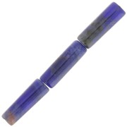 15x5mm Gemstone tube beads - Sodalite x5