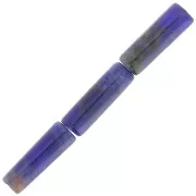 15x5mm Gemstone tube beads - Sodalite x5