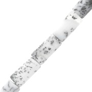 10x5mm Gemstone Tube Beads - Dendrite x5|raw }}