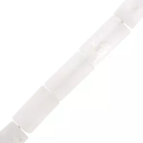 10x5mm Gemstone Tube Beads - Moonstone x5