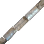 10x5mm Gemstone Tube Beads - Labradorite x5|raw }}
