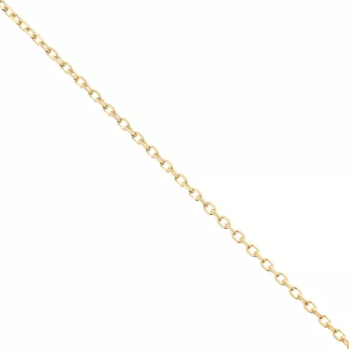 Cable chain chain 1.3 mm - Gold plated 3 microns x50cm