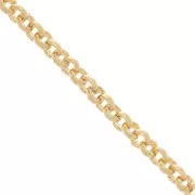Chain 1.9 mm Belcher chain - Gold plated 3 microns x50cm