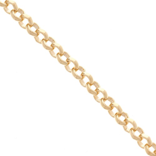Belcher chain 4.6 mm - Gold plated 3 microns x20cm