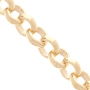 Belcher chain 4.6 mm - Gold plated 3 microns x20cm