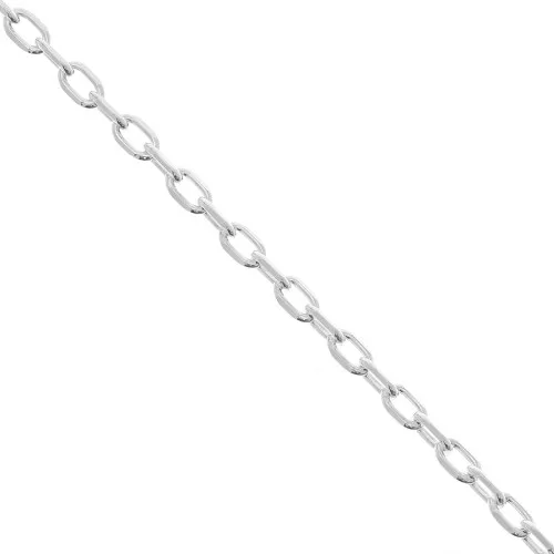 2.5mm 925 Sterling Silver Cable chain x50cm