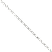 1.4mm 925 Sterling Silver Cable chain x50cm|raw }}