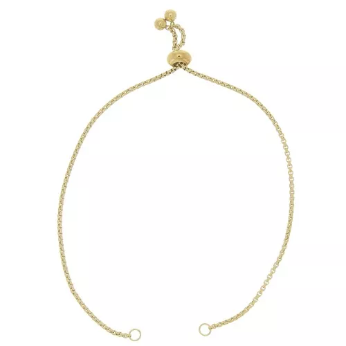 Adjustable strap for Venetian mesh spacer Stainless steel 316L Gold x22cm