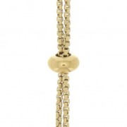 Adjustable strap for Venetian mesh spacer Stainless steel 316L Gold x22cm