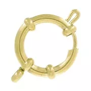 12mm Stainless steel 304  Buoy Spring clasp - Gold Tone x1