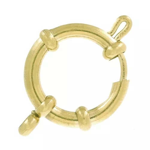 12mm Stainless steel 304 Buoy Spring clasp - Gold Tone x1
